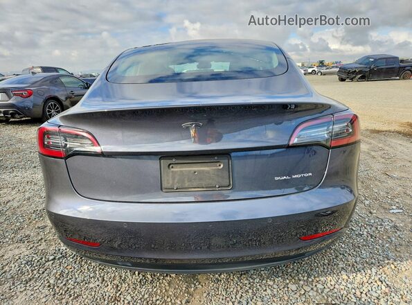 5YJ3E1EB4MF015199 2021 TESLA MODEL Серый Вид сзади