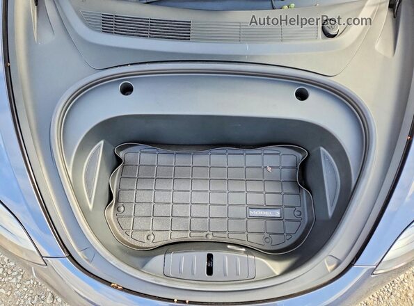 5YJ3E1EB4MF015199 2021 TESLA MODEL Серый Вид задней части салона