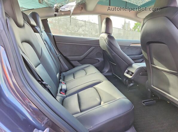 5YJ3E1EB4MF015199 2021 TESLA MODEL Серый Вид задних сидений