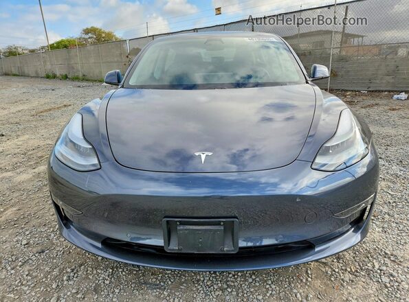 5YJ3E1EB4MF015199 2021 TESLA MODEL Серый Вид спереди