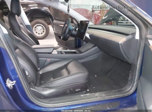 5YJ3E1EB4MF995467 2021 TESLA MODEL 3 Blue Vista interior delantera
