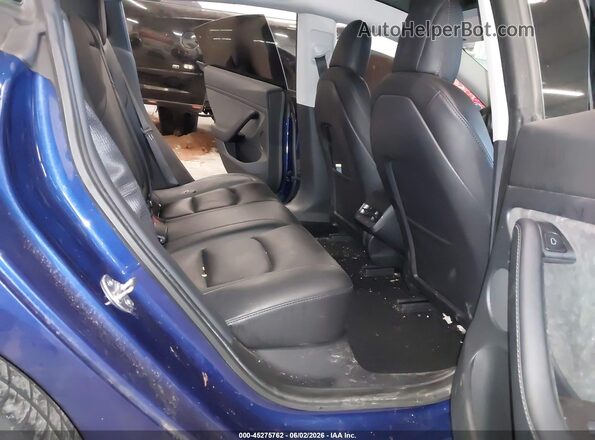 5YJ3E1EB4MF995467 2021 TESLA MODEL 3 Blue Vista de la etiqueta del VIN