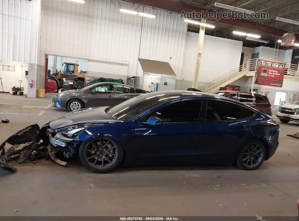 5YJ3E1EB4MF995467 2021 TESLA MODEL 3 Blue Vista interior trasera