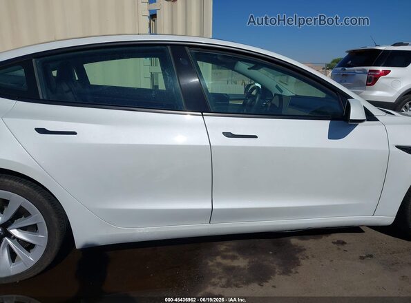 5YJ3E1EB4NF187024 2022 TESLA MODEL 3 White Սալոնի 360 աստիճան տեսք
