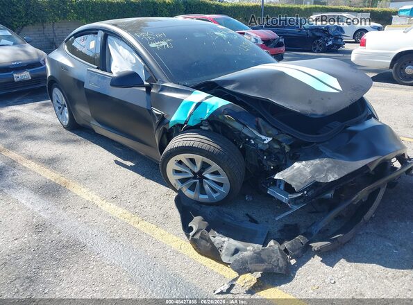 5YJ3E1EB4NF256956 2022 TESLA MODEL 3 Black Vista del salpicadero