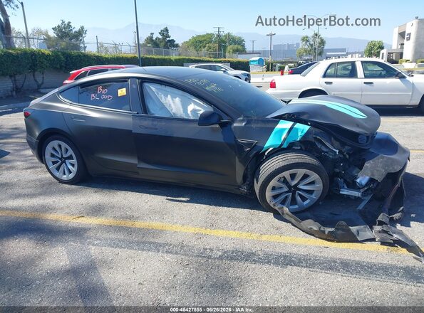 5YJ3E1EB4NF256956 2022 TESLA MODEL 3 Black Vista interior de 360 grados