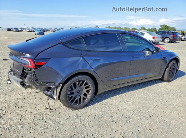 5YJ3E1EB4RF799200 2024 TESLA MODEL Charcoal Trasero derecho