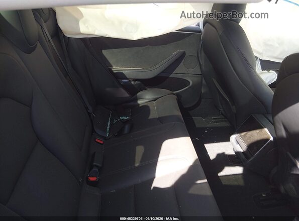 5YJ3E1EB4SF021811 2025 TESLA MODEL 3 Red VIN կոդի պիտակի տեսք