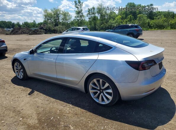 5YJ3E1EB5JF087654 2018 TESLA MODEL Silver უკანა მარცხენა