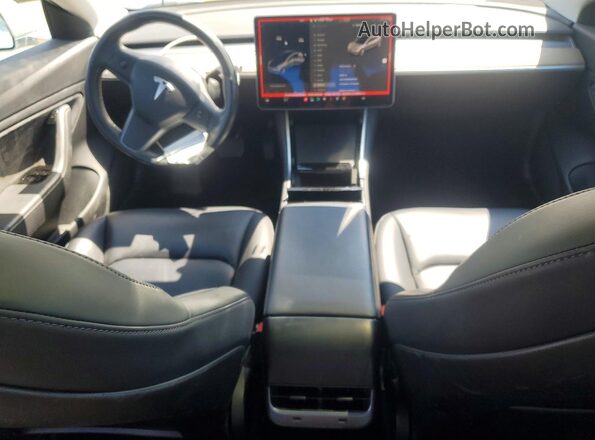 5YJ3E1EB5JF087654 2018 TESLA MODEL Silver წინა პანელის ხედი