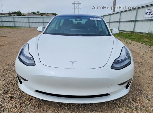 5YJ3E1EB5KF361551 2019 TESLA MODEL White Front view