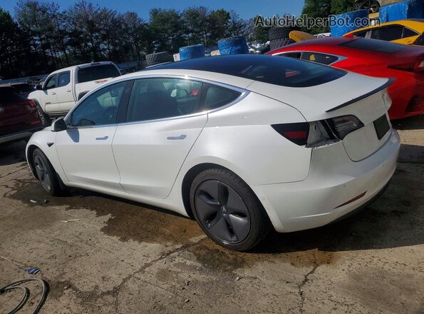 5YJ3E1EB5KF387955 2019 TESLA MODEL Белый Задняя левая четверть