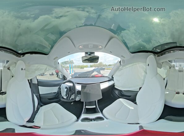 5YJ3E1EB5KF440346 2019 TESLA MODEL Black Սալոնի 360 աստիճան տեսք