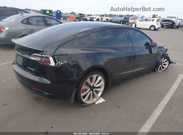 5YJ3E1EB5KF441576 2019 TESLA MODEL 3 Black Задня права чверть