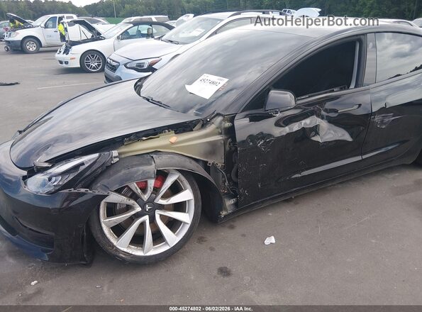 5YJ3E1EB5KF441576 2019 TESLA MODEL 3 Black Вид спереду