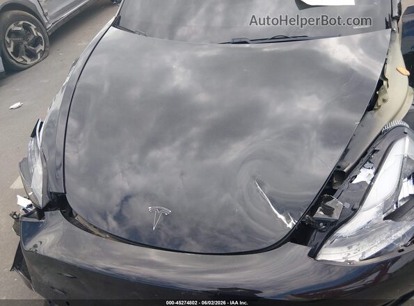 5YJ3E1EB5KF441576 2019 TESLA MODEL 3 Black Вид ззаду