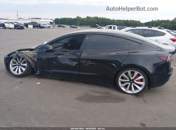 5YJ3E1EB5KF441576 2019 TESLA MODEL 3 Black Вид задньої частини салону