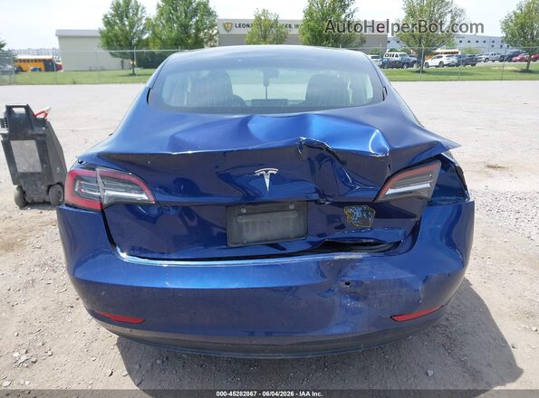 5YJ3E1EB5KF442162 2019 TESLA MODEL 3 Blue Դիմացի տեսք