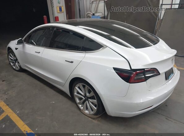 5YJ3E1EB5KF469443 2019 TESLA MODEL 3 White Tył lewy