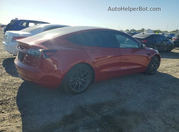 5YJ3E1EB5KF496724 2019 TESLA MODEL Burgundy 