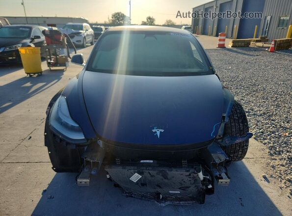 5YJ3E1EB5LF617625 2020 TESLA MODEL Синий Вид спереди