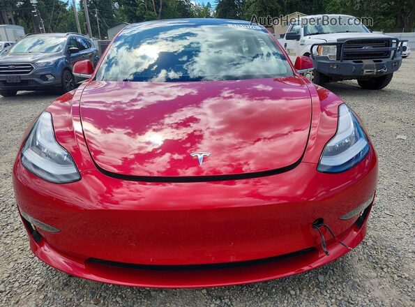 5YJ3E1EB5LF620315 2020 TESLA MODEL Red 