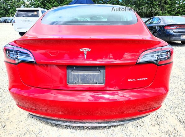 5YJ3E1EB5LF620315 2020 TESLA MODEL Red 