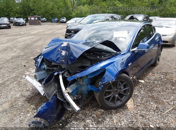 5YJ3E1EB5LF647661 2020 TESLA MODEL 3 Blue Widok z przodu