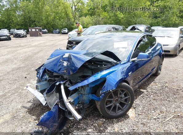 5YJ3E1EB5LF647661 2020 TESLA MODEL 3 Blue Przód lewy