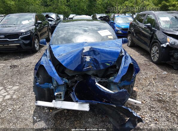 5YJ3E1EB5LF647661 2020 TESLA MODEL 3 Blue Widok deski rozdzielczej