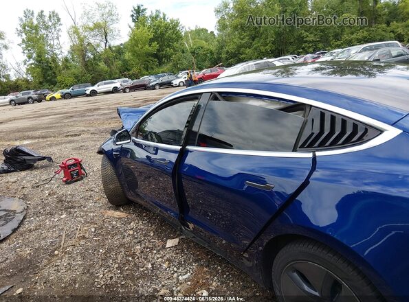 5YJ3E1EB5LF647661 2020 TESLA MODEL 3 Blue Widok wnętrza z tyłu