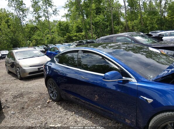 5YJ3E1EB5LF647661 2020 TESLA MODEL 3 Blue Widok zestawu wskaźników