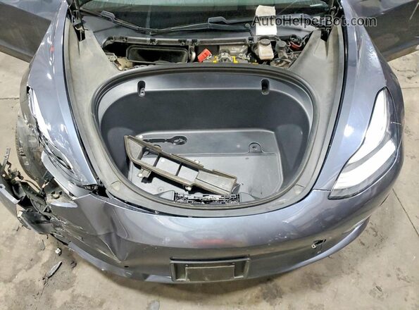 5YJ3E1EB5LF710919 2020 TESLA MODEL Угольный Вид задней части салона