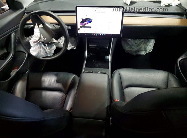 5YJ3E1EB5LF710919 2020 TESLA MODEL Угольный Вид панели приборов