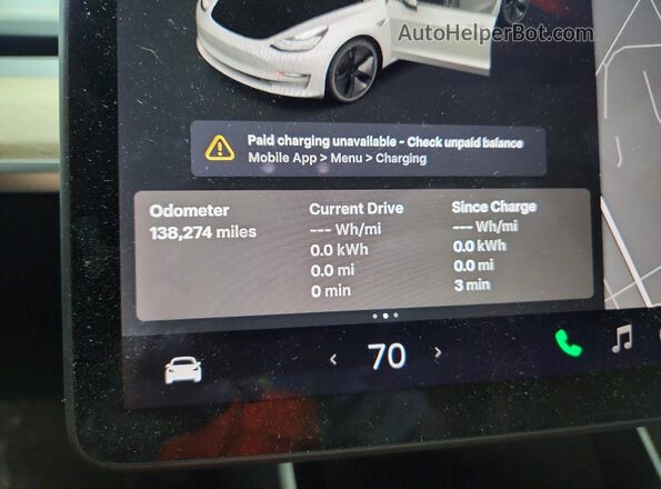 5YJ3E1EB5LF744360 2020 TESLA MODEL White Սարքավորումների վահանակի տեսք