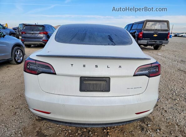 5YJ3E1EB5MF079803 2021 TESLA MODEL White უკანა ხედი