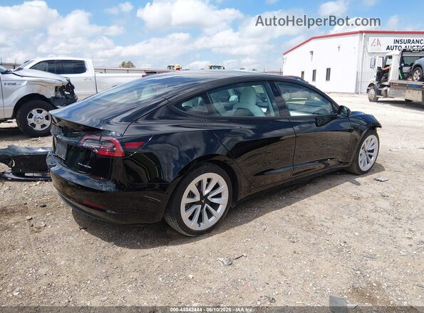 5YJ3E1EB5MF860398 2021 TESLA MODEL 3 Black უკანა მარჯვენა