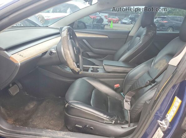 5YJ3E1EB5MF948156 2021 TESLA MODEL Blue 