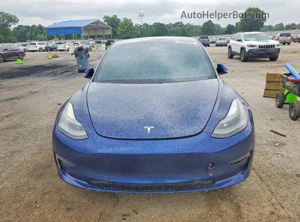 5YJ3E1EB5MF948156 2021 TESLA MODEL Blue 