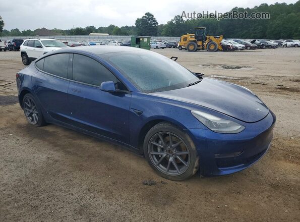 5YJ3E1EB5MF948156 2021 TESLA MODEL Blue 