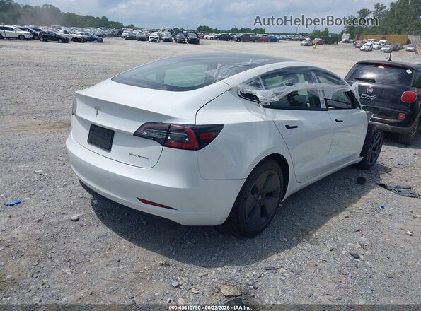 5YJ3E1EB5MF974806 2021 TESLA MODEL 3 Белый Задняя правая четверть