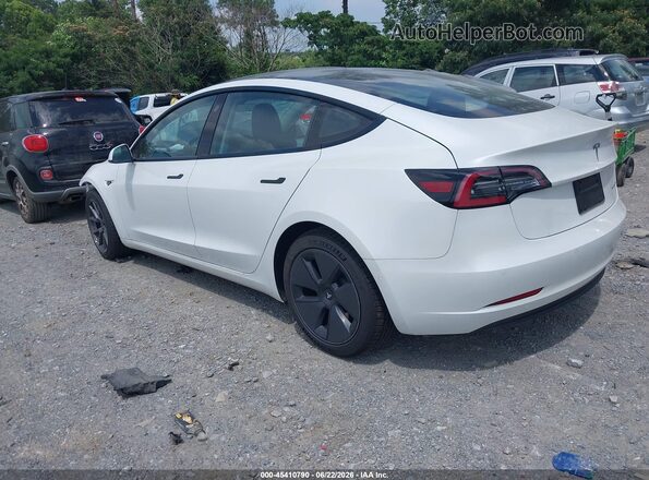 5YJ3E1EB5MF974806 2021 TESLA MODEL 3 Белый Панорамный вид салона 360°