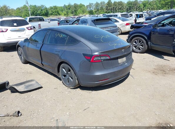 5YJ3E1EB5MF979195 2021 TESLA MODEL 3 Gray Tył lewy