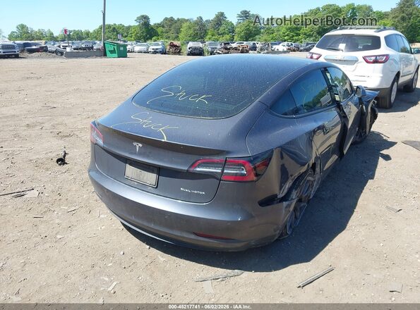 5YJ3E1EB5MF979195 2021 TESLA MODEL 3 Gray Tył prawy