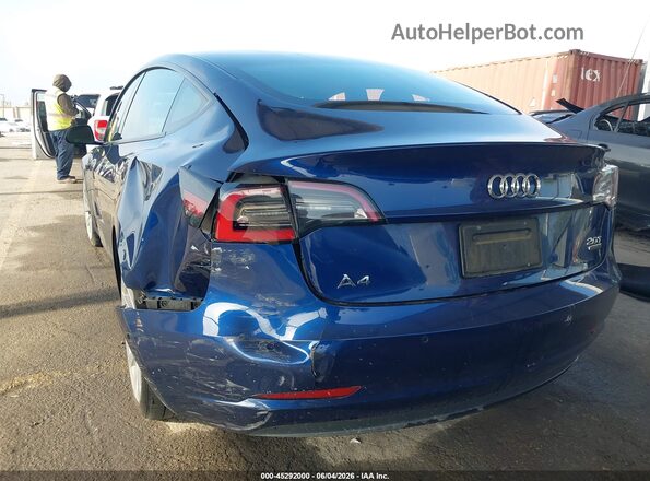 5YJ3E1EB5NF143954 2022 TESLA MODEL 3 Blue 