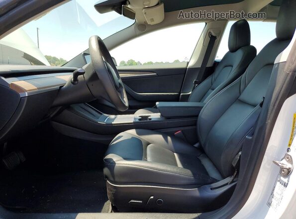 5YJ3E1EB5NF250177 2022 TESLA MODEL Белый Вид салона спереди