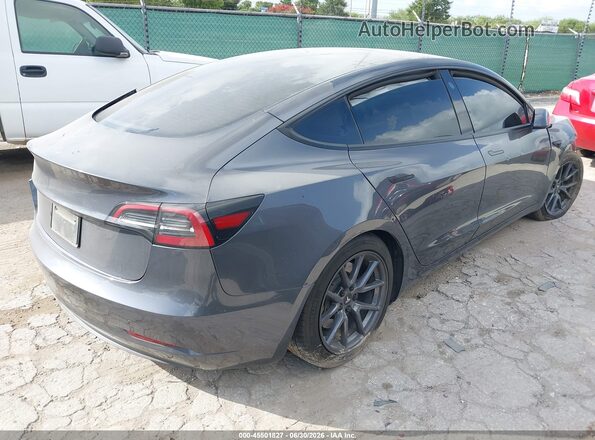 5YJ3E1EB5PF659475 2023 TESLA MODEL 3 Серый Задняя правая четверть