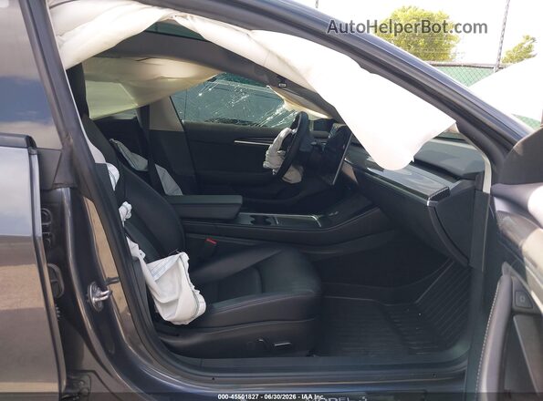 5YJ3E1EB5PF659475 2023 TESLA MODEL 3 Серый Вид салона спереди
