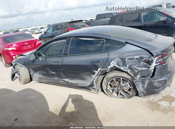 5YJ3E1EB5PF659475 2023 TESLA MODEL 3 Серый Вид задней части салона