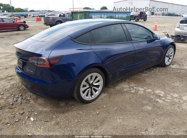 5YJ3E1EB5PF670170 2023 TESLA MODEL 3 Blue Trasero derecho
